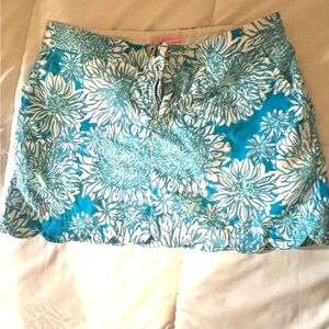 Lilly Pulitzer Lilly Scalloped Floral Skort – Size 4